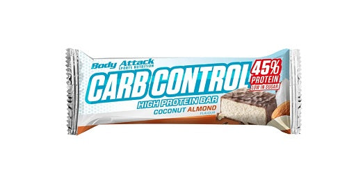 Body Attack Carb Control - Proteinriegel 100g (15 Riegel) OHNE ORIG. VERP.KARTON - Fitness Shop - PowerPumperz