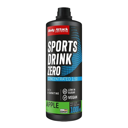 Body Attack Sports Drink Zero 1000 ml - Fitness Shop - PowerPumperz
