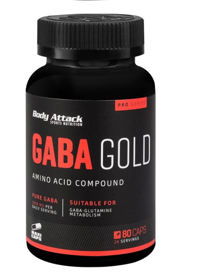 Body Attack Gaba Gold 80 Kapsel - Fitness Shop - PowerPumperz