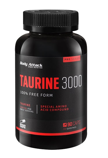 Body Attack Taurine 3000 - 90 Caps - Fitness Shop - PowerPumperz