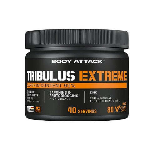 Body Attack Tribulus Extreme - 80 Caps - Fitness Shop - PowerPumperz