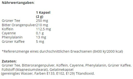 Grenade Thermo Detonator 100 Kapseln - Fitness Shop - PowerPumperz