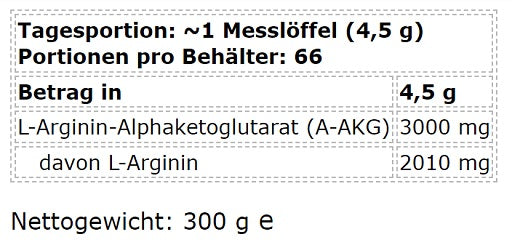 Kevin Levrone Legendary Arginine AKG 300g - Fitness Shop - PowerPumperz