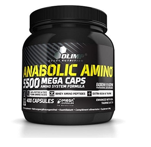 Olimp Anabolic Amino 5500 Mega Caps - 400 Kapsel - Fitness Shop - PowerPumperz