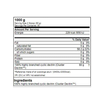 GN Cluster Dextrin - 1000g Beutel - Fitness Shop - PowerPumperz
