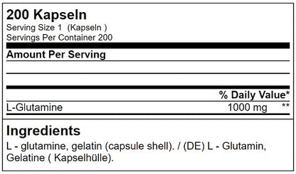 GN Glutamine Tera Caps 200 Kapseln - Fitness Shop - PowerPumperz