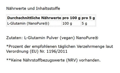 GN Nano Pure Glutamine 500g - Fitness Shop - PowerPumperz