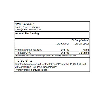 GN OPC 95 Anti-Ox - 120 Kaps. - Fitness Shop - PowerPumperz