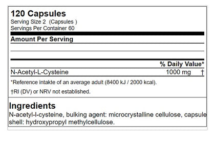 GN N-Acetyl L-Cystein 120 Kapseln - Fitness Shop - PowerPumperz