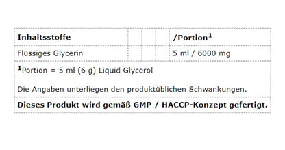 Peak Liquid Glycerol 500ml - Fitness Shop - PowerPumperz