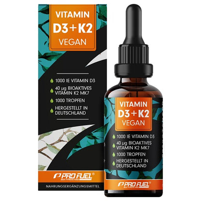 ProFuel Vitamin D3 Vegan Tropfen 30ml - Fitness Shop - PowerPumperz