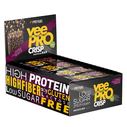 ProFuel veePRO CRISP Protein Riegel 12er Pack - Fitness Shop - PowerPumperz