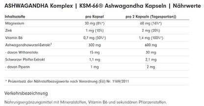 ProFuel Ashwagandha Komplex KSM-66 120 Kapseln - Fitness Shop - PowerPumperz