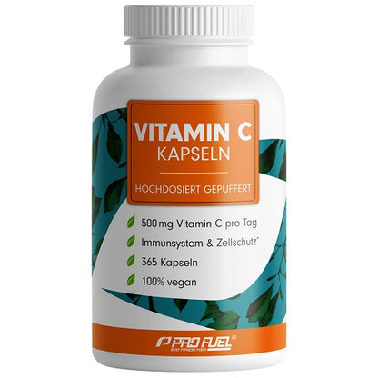 ProFuel Vitamin C gepuffert 365 Kapseln - Fitness Shop - PowerPumperz