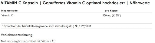 ProFuel Vitamin C gepuffert 365 Kapseln - Fitness Shop - PowerPumperz