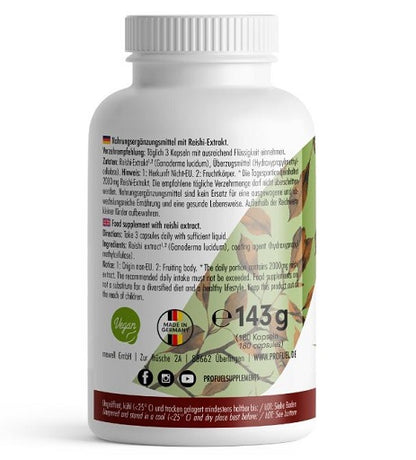 ProFuel REISHI Vitalpilz 180 Kapseln - Fitness Shop - PowerPumperz