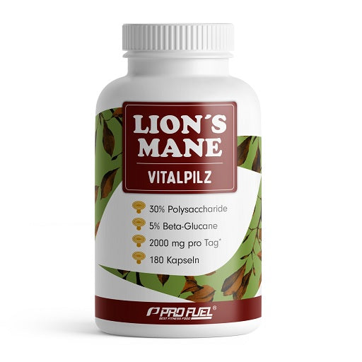 ProFuel Lion's Mane Vitalpilz 180 Kapseln - Fitness Shop - PowerPumperz
