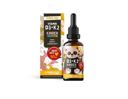 ProFuel VITAMIN D3  K2 Kinder - 1000 Tropfen - Fitness Shop - PowerPumperz