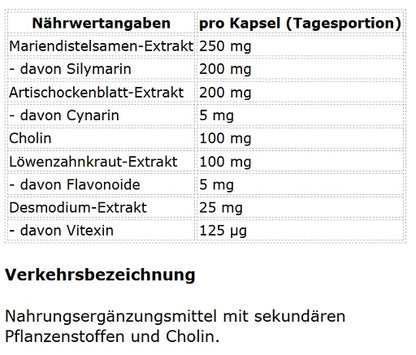 ProFuel Mariendistel Komplex 120 Kapseln - Fitness Shop - PowerPumperz