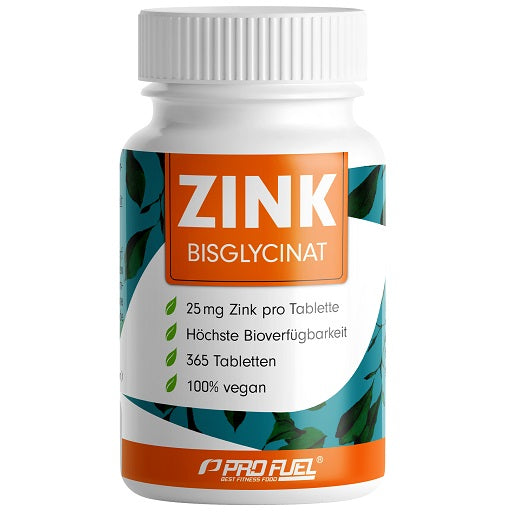 ProFuel Zink Bisclycinat hochdosiert 365 Tabletten - Fitness Shop - PowerPumperz