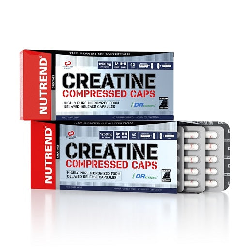 Nutrend Creatine Compressed Caps, 120 Kapseln - Fitness Shop - PowerPumperz