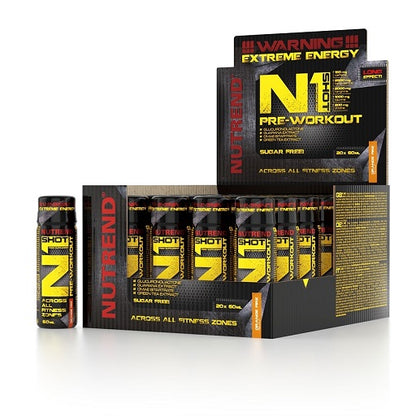 Nutrend N1 - Shots - 20x 60ml - Fitness Shop - PowerPumperz