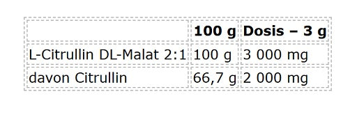 Nutrend Citrulline Malat 300g - Fitness Shop - PowerPumperz