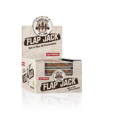 Nutrend FLAPJACK Oatbar 100g EINZELNER RIEGEL - Fitness Shop - PowerPumperz