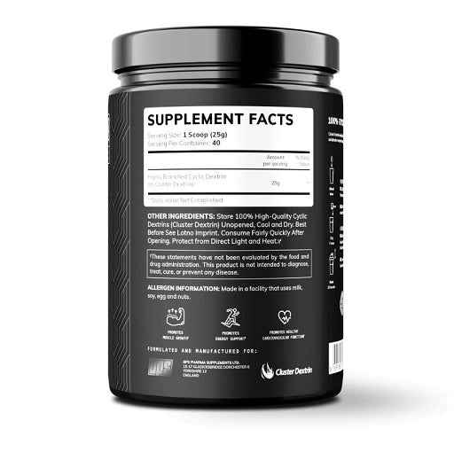 BPS-Pharma - Glyco Carbs Rapid 100% Cluster Dextrin 1000g - Fitness Shop - PowerPumperz