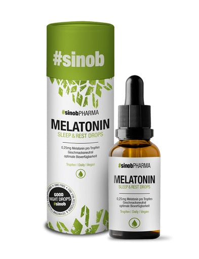 Sinob Melatonin Tropfen 50ml (1400 Tropfen) - Fitness Shop - PowerPumperz
