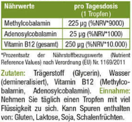Sinob Vitamin B12 Tropfen 10ml - Fitness Shop - PowerPumperz