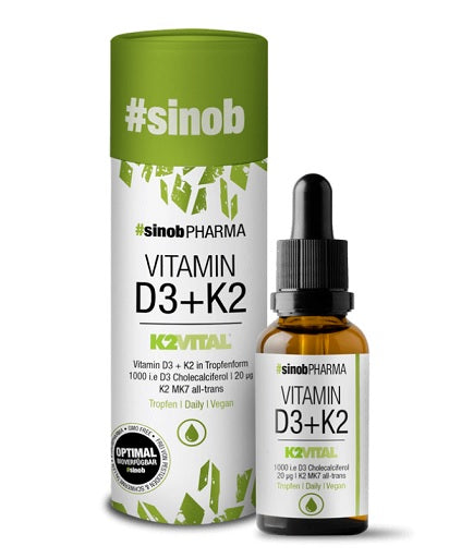 Sinob Vitamin D3  K2 Tropfen 10ml - Fitness Shop - PowerPumperz