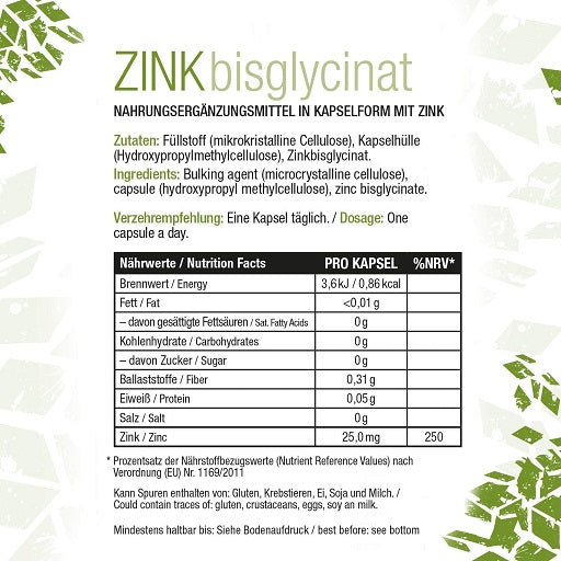 Sinob Zink Chelapro 60 Kapseln - Fitness Shop - PowerPumperz