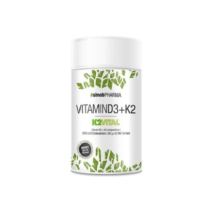 Sinob Vitamin D3  K2 60 Kapseln - Fitness Shop - PowerPumperz