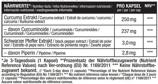 Sinob Curcumin 95% 60 Kapseln - Fitness Shop - PowerPumperz