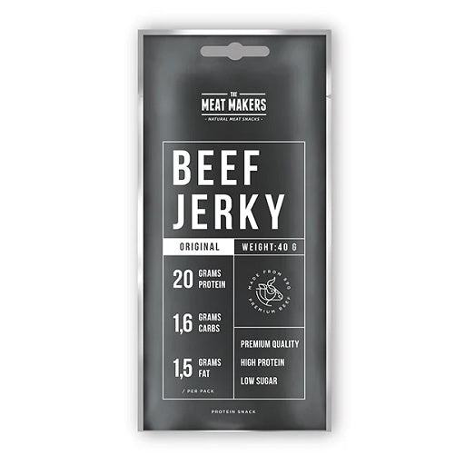 The Meat Makers Beef Jerky Sports Beef 12x40g - Fitness Shop - PowerPumperz