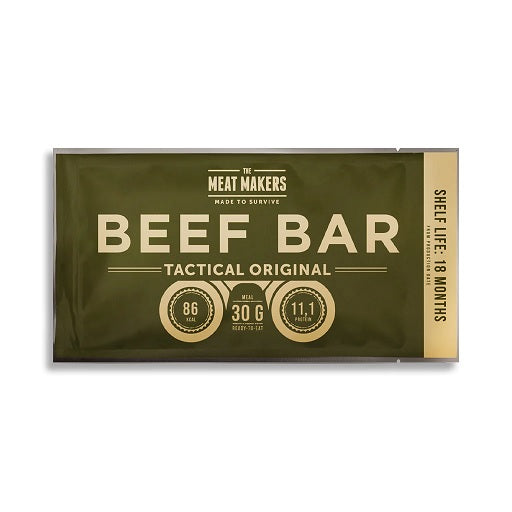 The Meat Makers Beef Jerky Tactical Bar 6x30g - Fitness Shop - PowerPumperz
