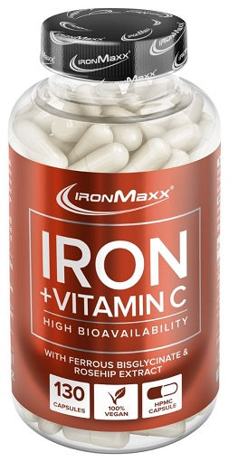IronMaxx Eisen  Vitamin C - 130 Kapseln - Fitness Shop - PowerPumperz