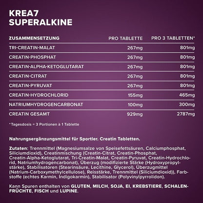 IronMaxx Krea7 Superalkaline - 90 Tabletten - Fitness Shop - PowerPumperz