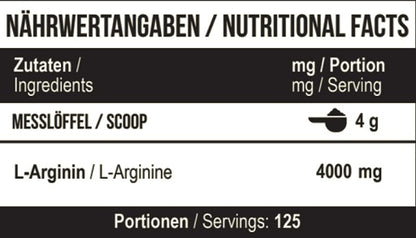 MST - Arginine RAW 500g - Fitness Shop - PowerPumperz