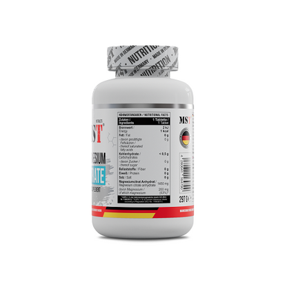 MST - Magnesium Citrat 200mg - 90 Tabletten - Fitness Shop - PowerPumperz