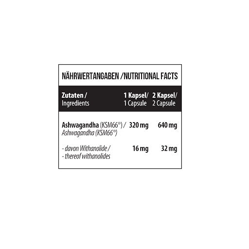 MST - Ashwagandha KSM 66® - 60 Caps - Fitness Shop - PowerPumperz