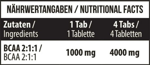 MST - BCAA 1000 (90 Tabl.) - Fitness Shop - PowerPumperz