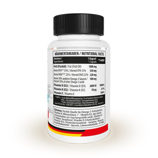MST - Omega 3  D3  K2 - 60 Kapseln - Fitness Shop - PowerPumperz