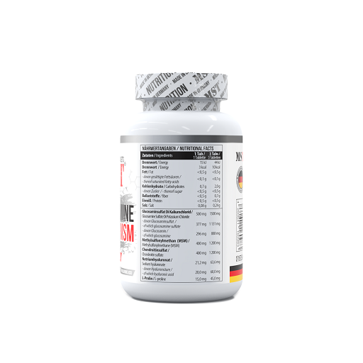 MST - Glucosamine Chondroitine MSM  HYALURON - 90 Tabletten - Fitness Shop - PowerPumperz