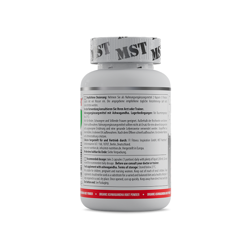 MST - Ashwaghanda 100 Kapseln - Fitness Shop - PowerPumperz