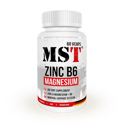 MST - Zinc  Magnesium  B6 60 vegane Caps - Fitness Shop - PowerPumperz