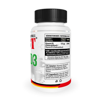 MST - Vitamin D3 5000IU 120 Softgels - Fitness Shop - PowerPumperz