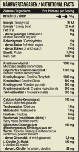 MST - Creatine Kick 1000g - Fitness Shop - PowerPumperz