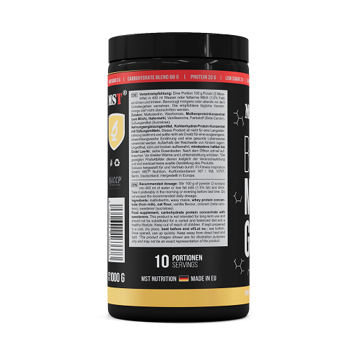 MST - Best Mass Gainer 1000g - Fitness Shop - PowerPumperz
